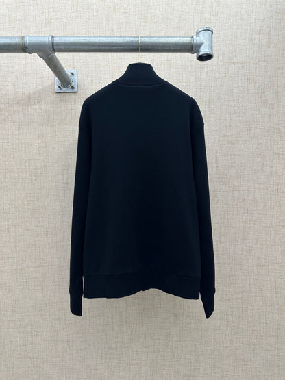 260511 New high-quality double-sided button-up stand-up collar zipper jacket