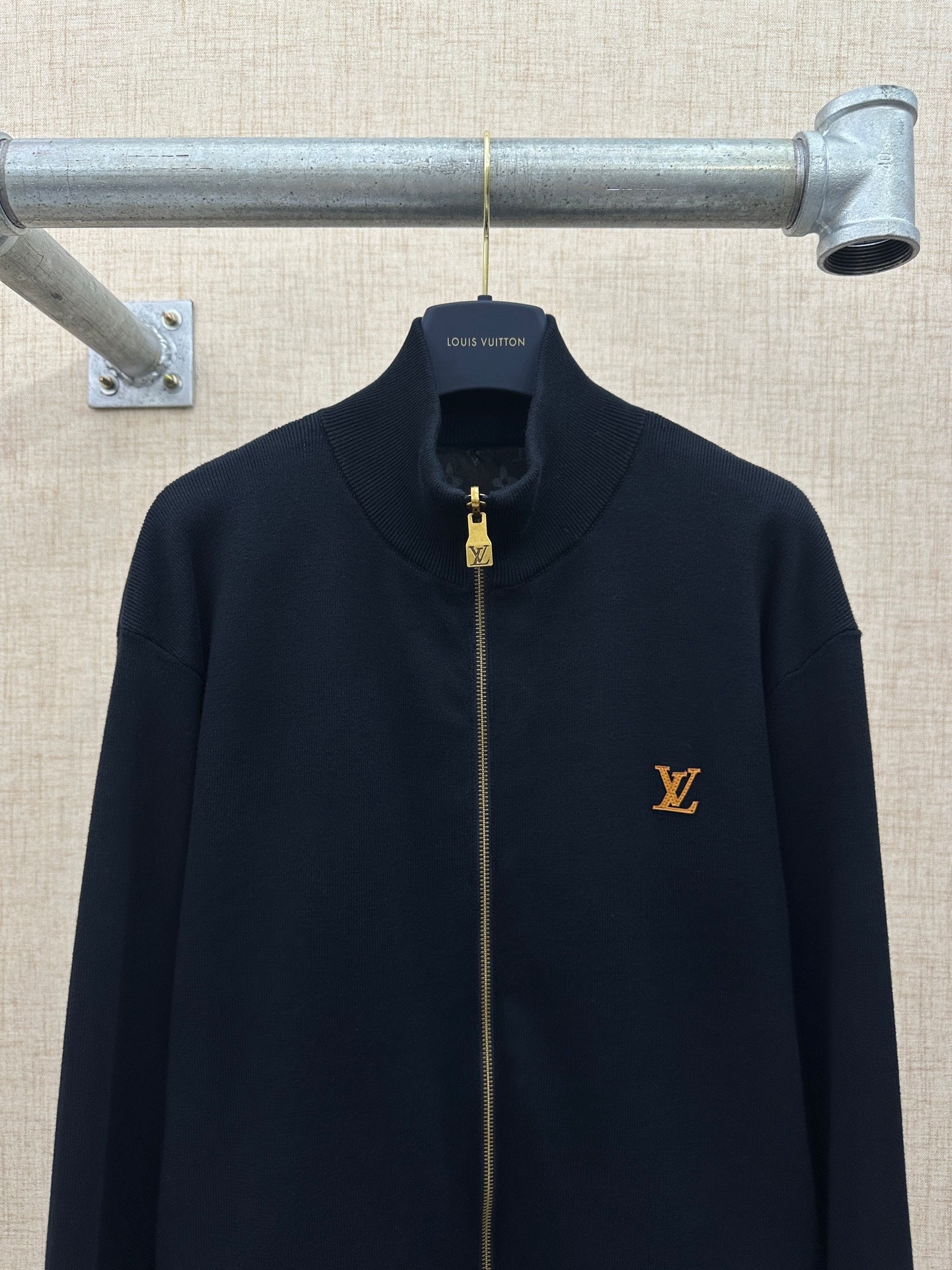 260511 New high-quality double-sided button-up stand-up collar zipper jacket