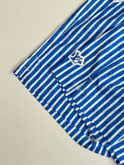 260521 New high-quality blue and white striped casual shorts