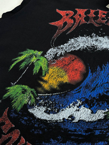 260521 New high-quality sunset wave print pullover vest
