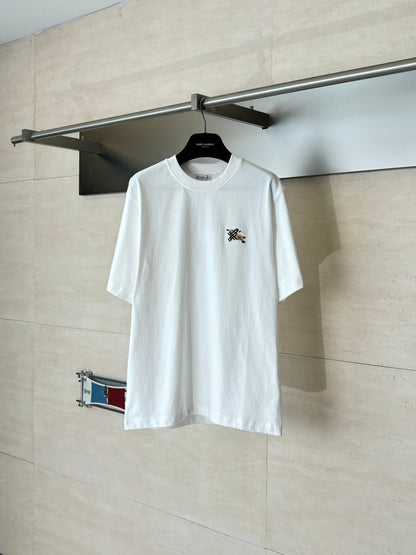 260521 New high-quality short-sleeved T-shirt with embroidered chest design