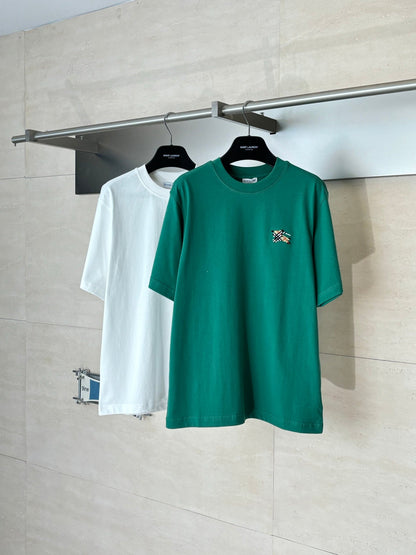 260521 New high-quality short-sleeved T-shirt with embroidered chest design