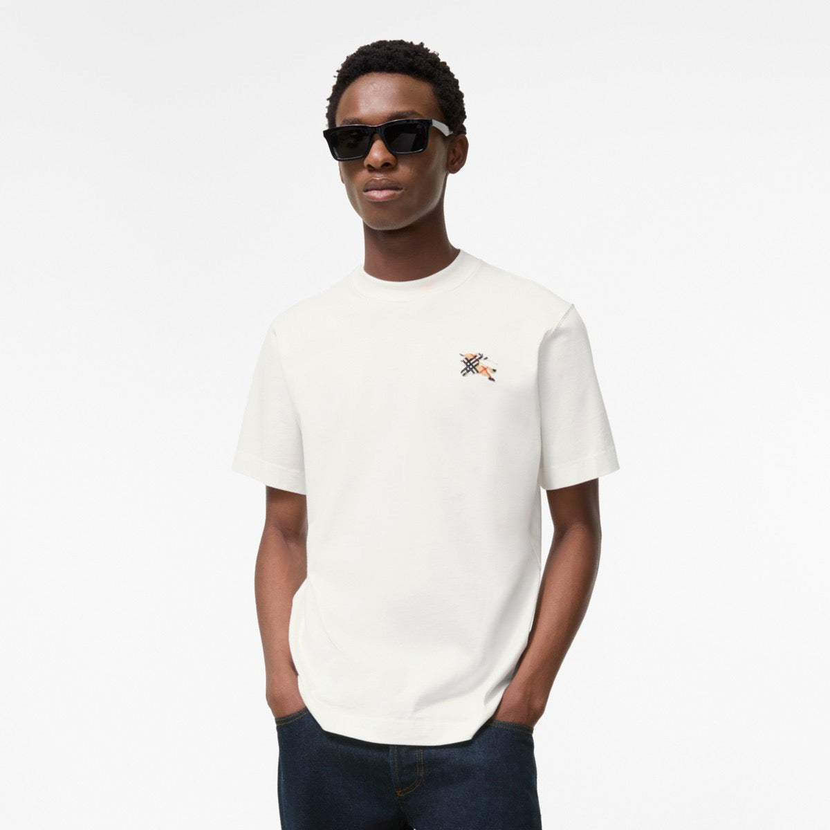260521 New high-quality short-sleeved T-shirt with embroidered chest design