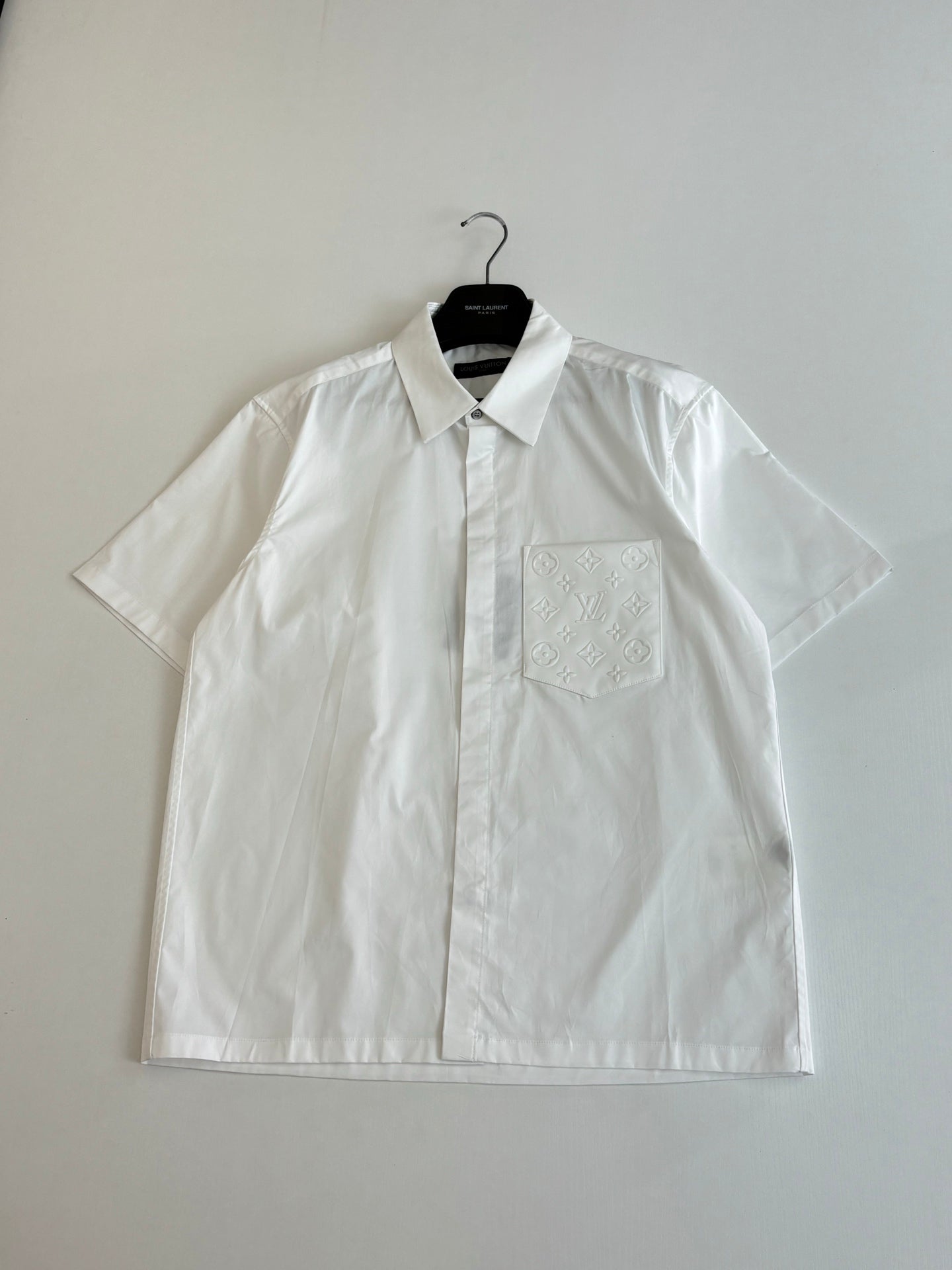 260521 New high-quality embroidered pocket crew-neck short-sleeved shirt