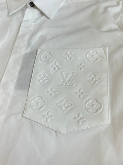 260521 New high-quality embroidered pocket crew-neck short-sleeved shirt