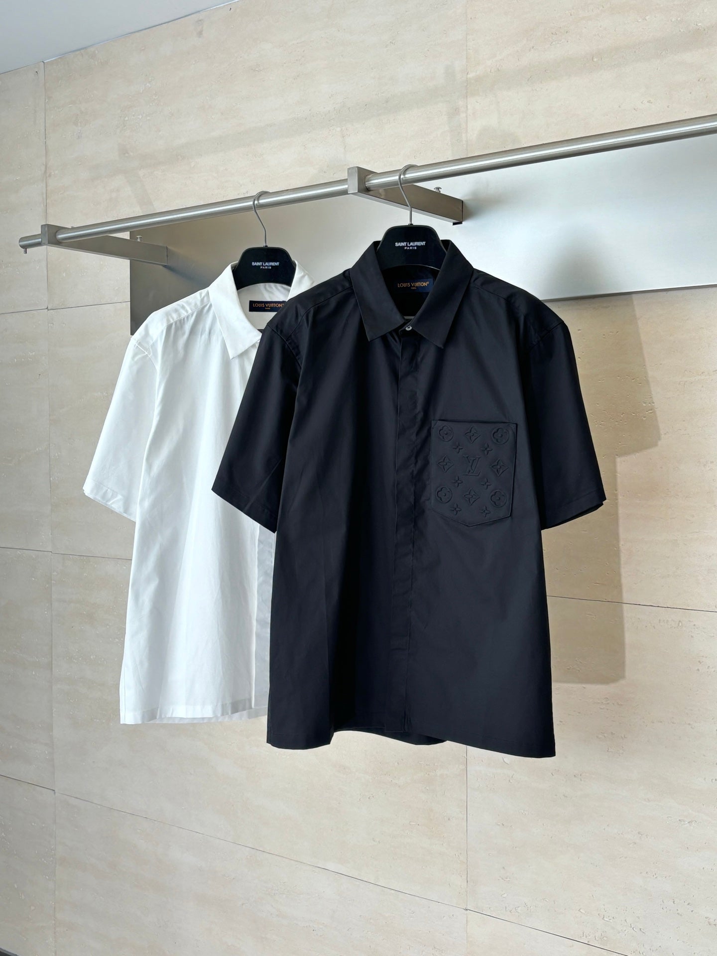 260521 New high-quality embroidered pocket crew-neck short-sleeved shirt