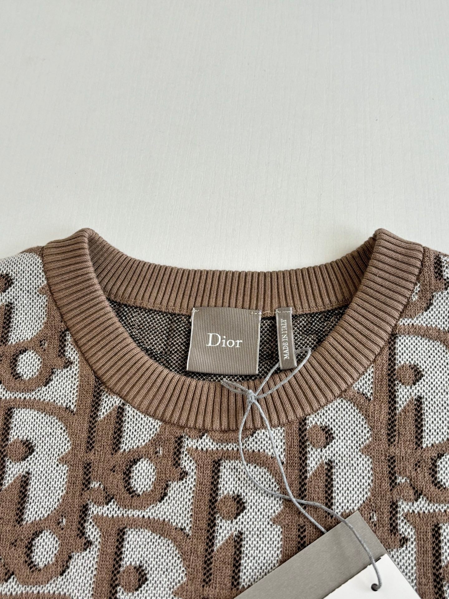 260521 New high-quality custom-made fabric jacquard knitted T-shirt