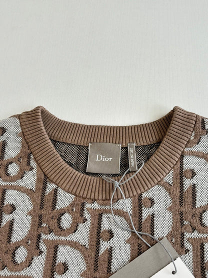 260521 New high-quality custom-made fabric jacquard knitted T-shirt