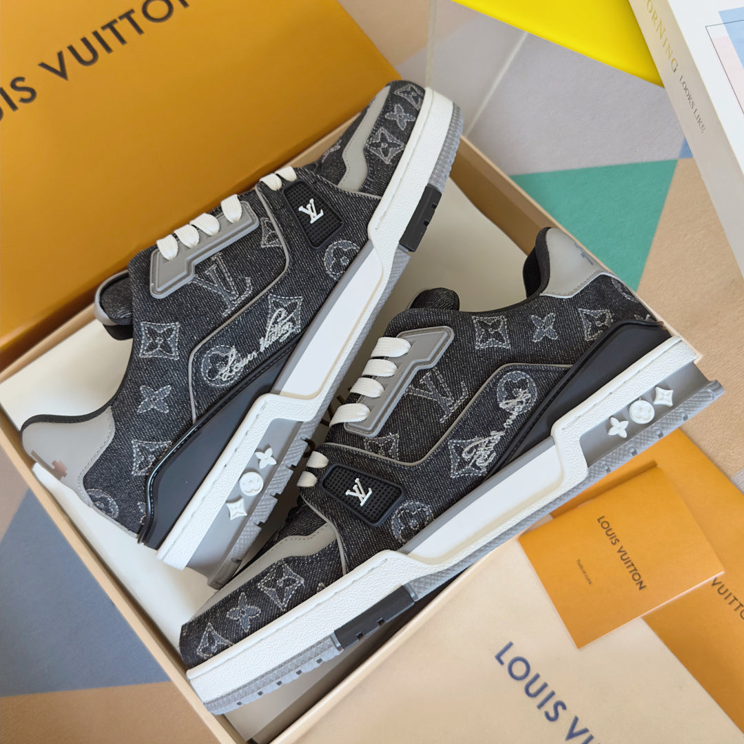 260521 New high-quality denim embroidered outdoor fashion sports shoes