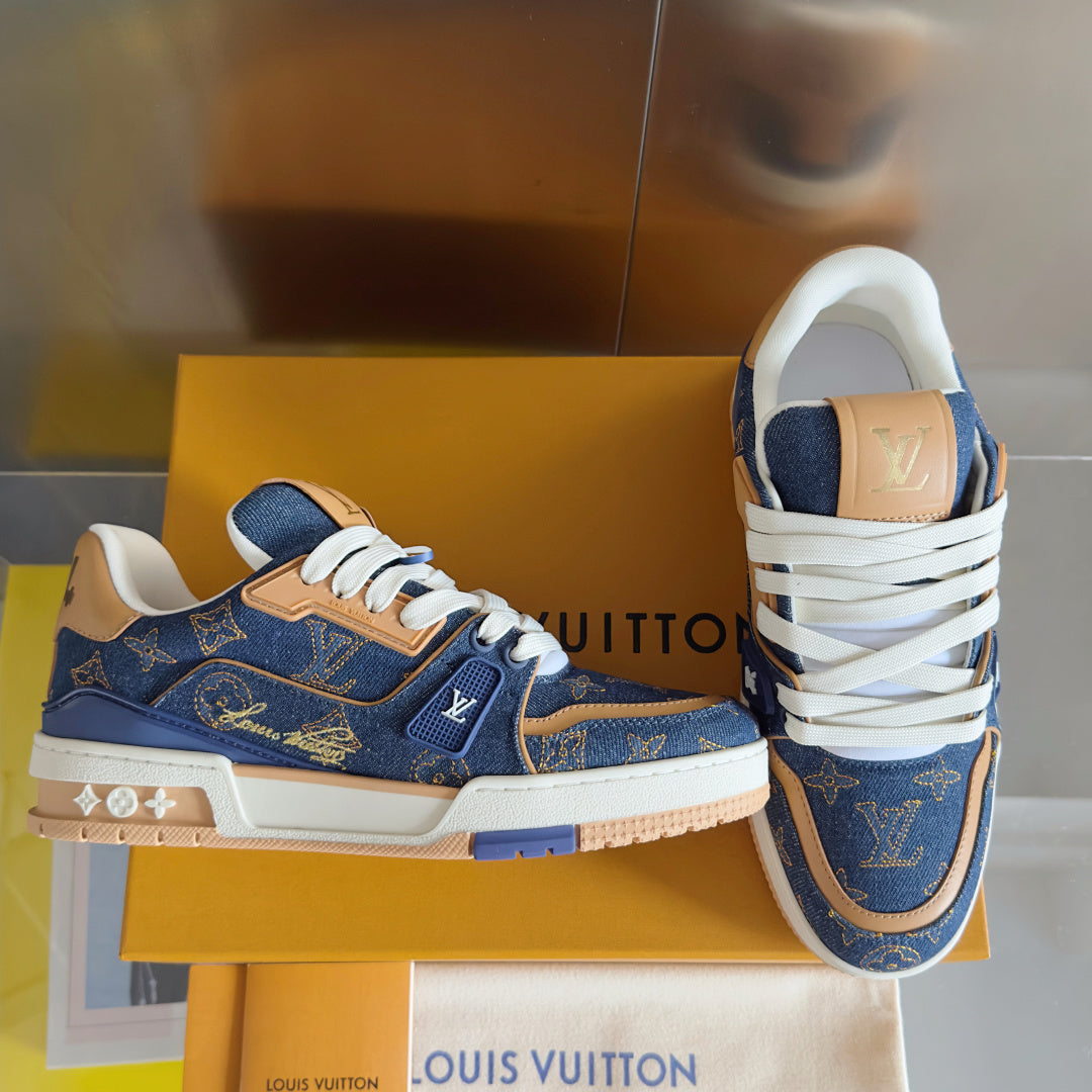 260521 New high-quality denim-style embroidered outdoor fashion sports shoes