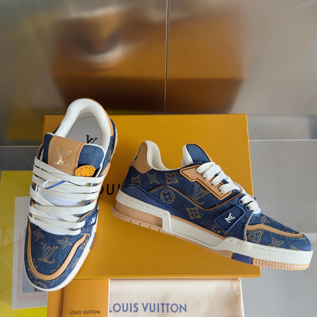 260521 New high-quality denim-style embroidered outdoor fashion sports shoes