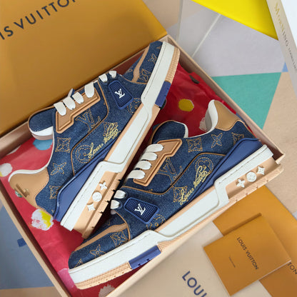 260521 New high-quality denim-style embroidered outdoor fashion sports shoes