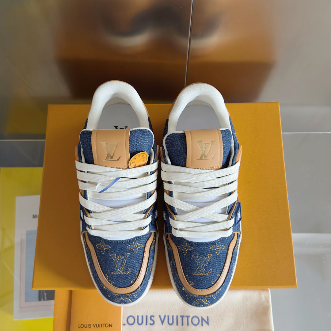 260521 New high-quality denim-style embroidered outdoor fashion sports shoes