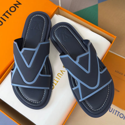 260521 New high-quality soft grain leather slippers
