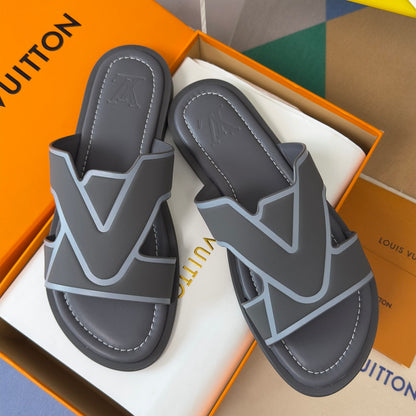 260521 New high-quality soft grain leather slippers