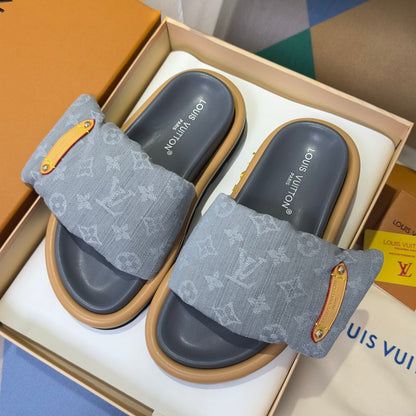 260526 New high-quality, new color combination Velcro platform sandals