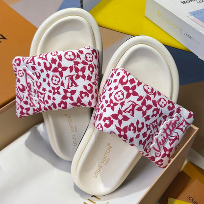 260526 New high-quality, new color combination Velcro platform sandals