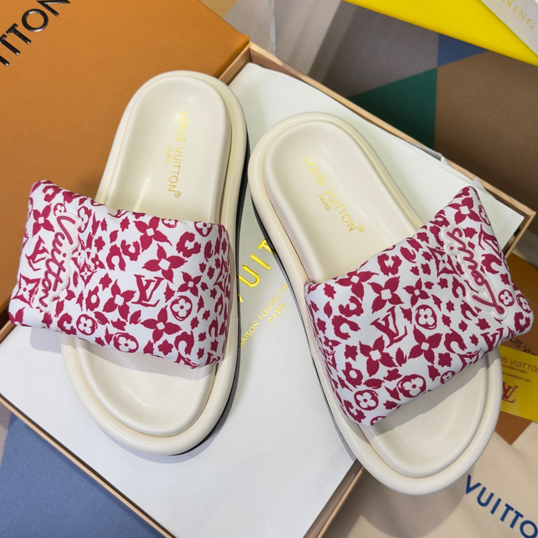 260526 New high-quality, new color combination Velcro platform sandals