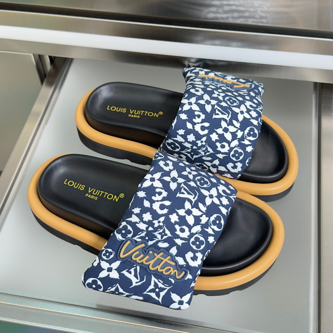 260526 New high-quality, new color combination Velcro platform sandals