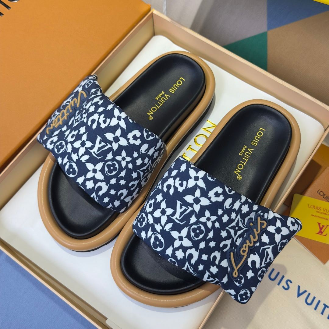 260526 New high-quality, new color combination Velcro platform sandals