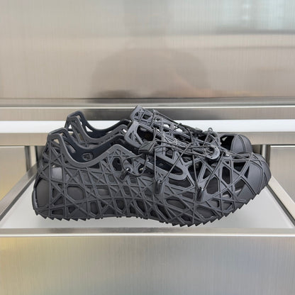260526 New high-quality summer vine-patterned breathable mesh slippers