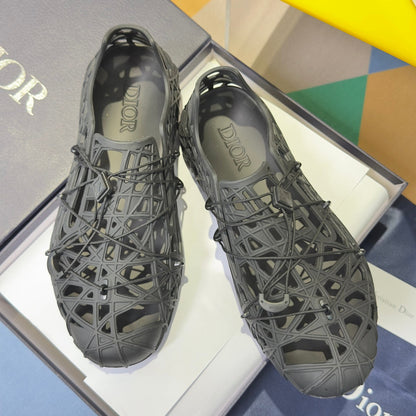 260526 New high-quality summer vine-patterned breathable mesh slippers