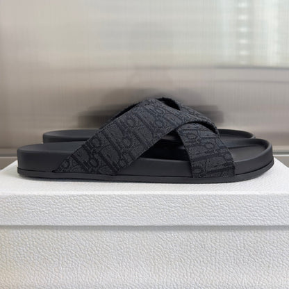 260526 New high-quality summer fashion cross-bottomed slip-on sandals
