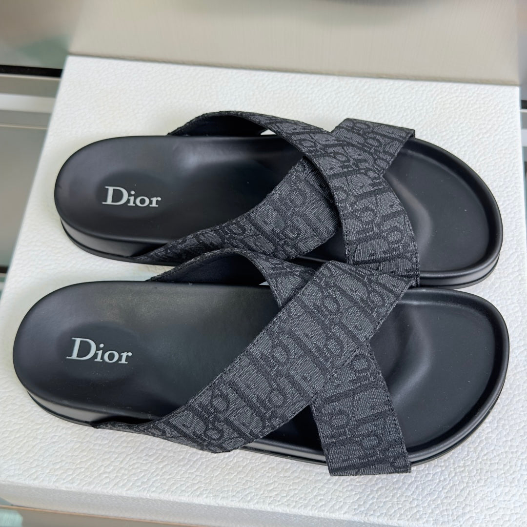 260526 New high-quality summer fashion cross-bottomed slip-on sandals