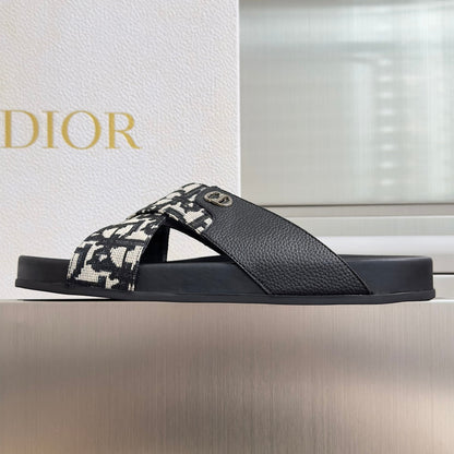 260526 New high-quality summer fashion cross-bottomed slip-on sandals