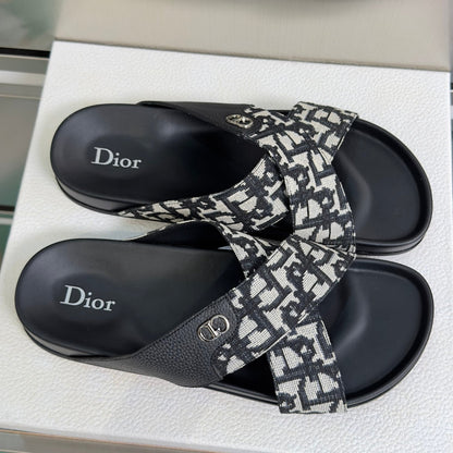 260526 New high-quality summer fashion cross-bottomed slip-on sandals