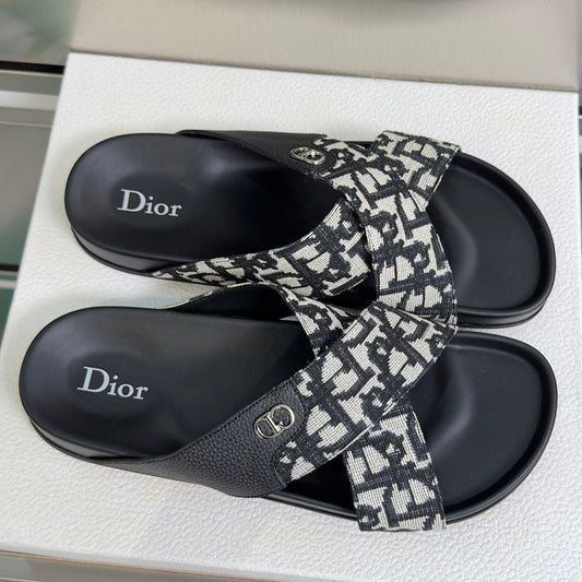 260526 New high-quality summer fashion cross-bottomed slip-on sandals