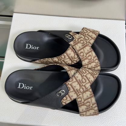 260526 New high-quality summer fashion cross-bottomed slip-on sandals