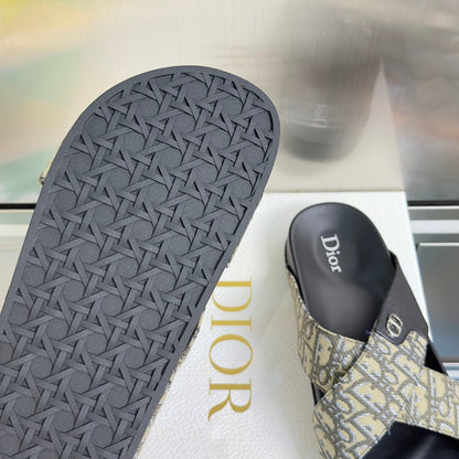 260526 New high-quality summer fashion cross-bottomed slip-on sandals