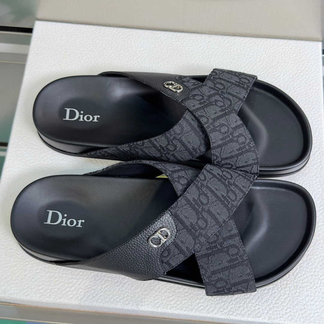 260526 New high-quality summer fashion cross-bottomed slip-on sandals