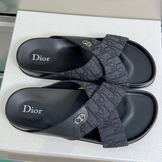 260526 New high-quality summer fashion cross-bottomed slip-on sandals