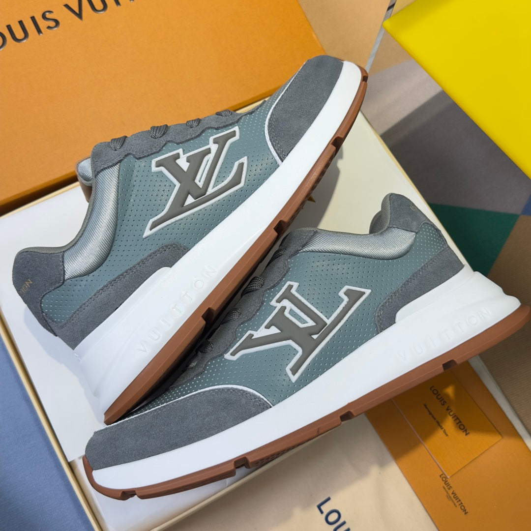 260602 New high-quality thick-soled genuine leather and smooth suede casual sports shoes