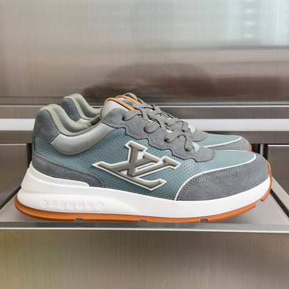 260602 New high-quality thick-soled genuine leather and smooth suede casual sports shoes