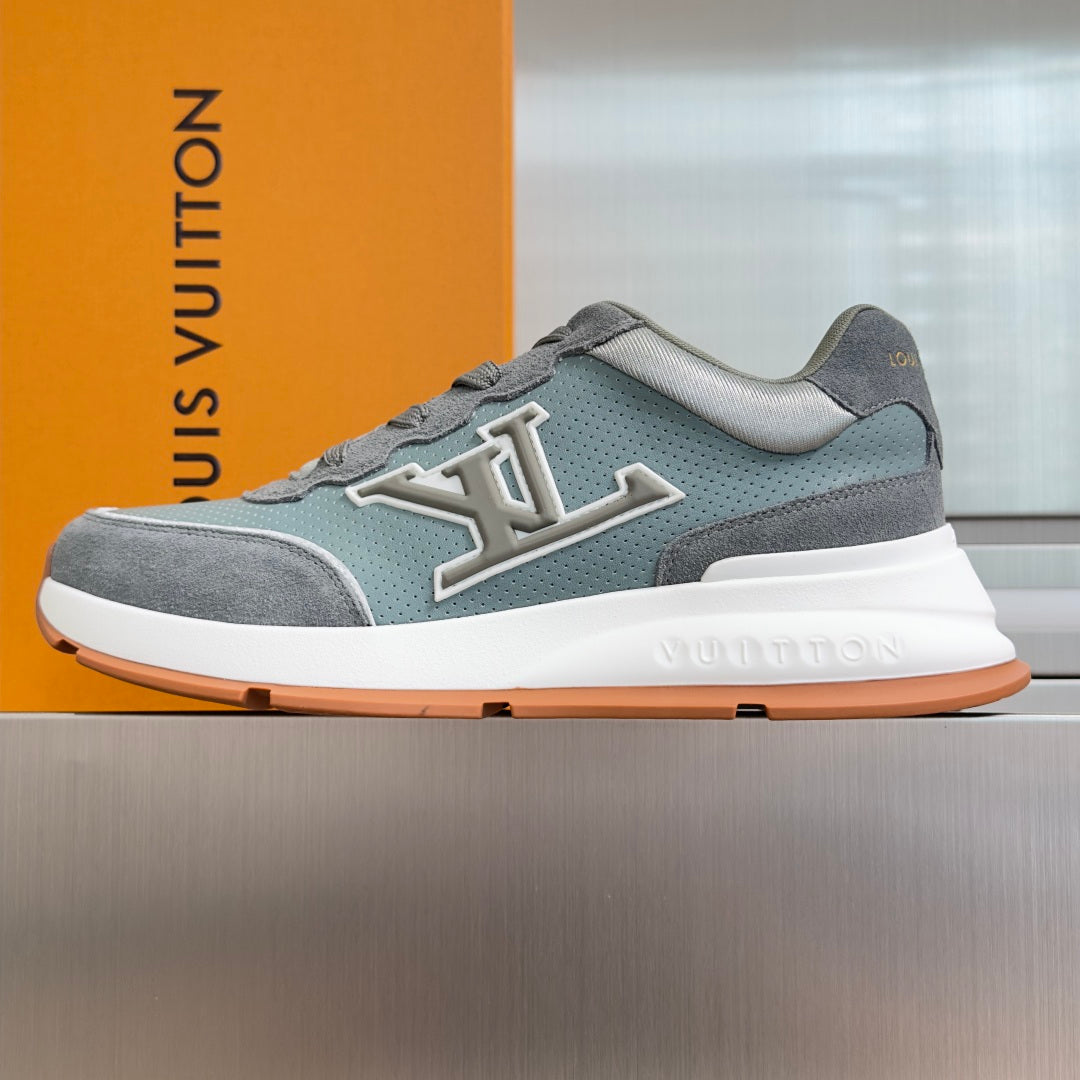 260602 New high-quality thick-soled genuine leather and smooth suede casual sports shoes