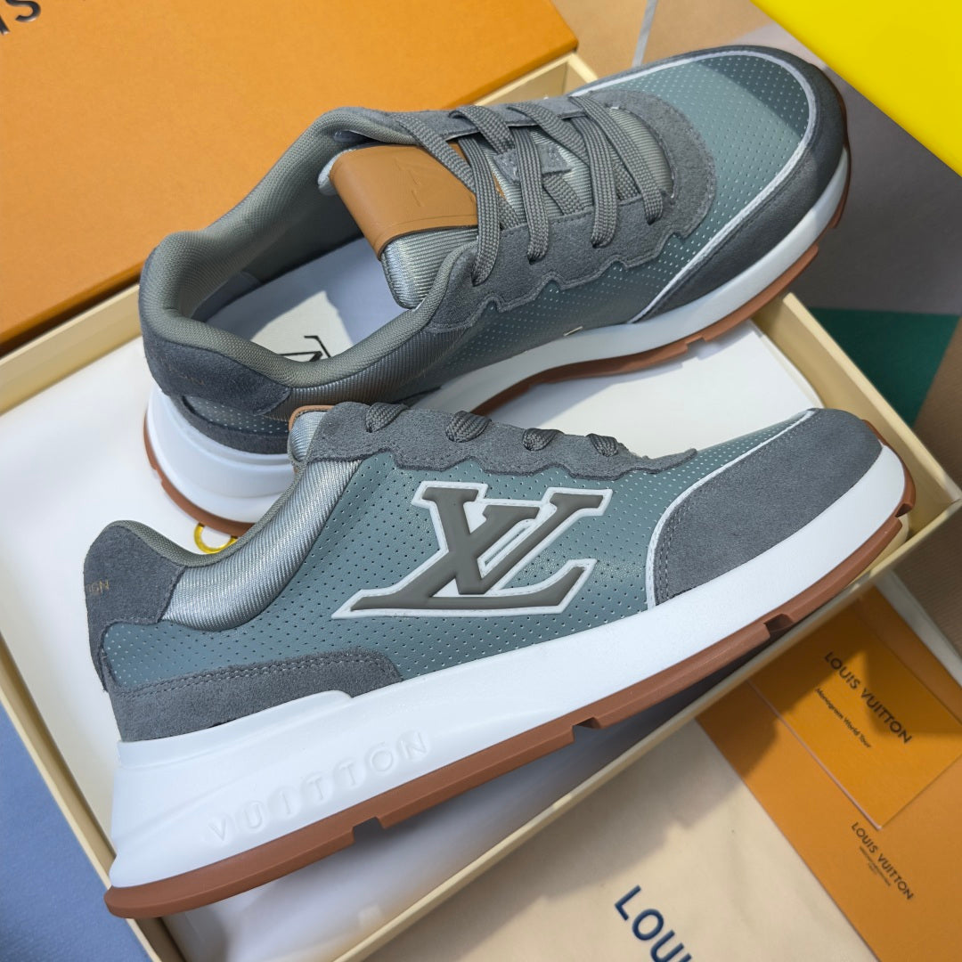 260602 New high-quality thick-soled genuine leather and smooth suede casual sports shoes