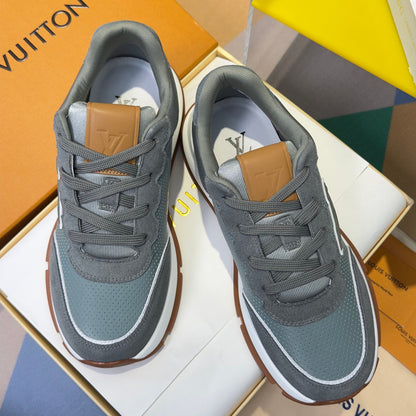 260602 New high-quality thick-soled genuine leather and smooth suede casual sports shoes