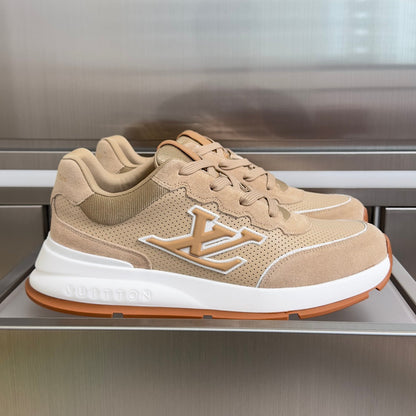 260602 New high-quality thick-soled genuine leather and smooth suede casual sports shoes