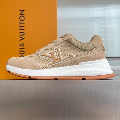 260602 New high-quality thick-soled genuine leather and smooth suede casual sports shoes