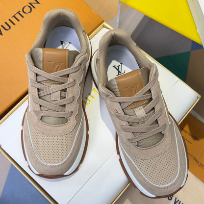 260602 New high-quality thick-soled genuine leather and smooth suede casual sports shoes