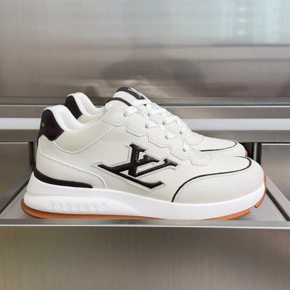 260602 New high-quality thick-soled genuine leather and smooth suede casual sports shoes