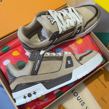 260602 New high-quality thick-soled printed canvas casual sports shoes