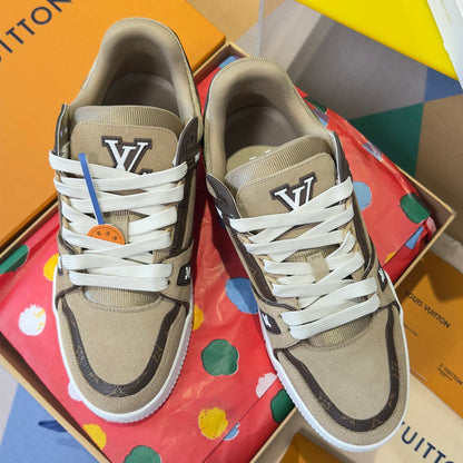 260602 New high-quality thick-soled printed canvas casual sports shoes