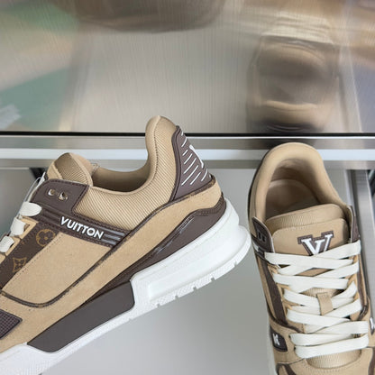 260602 New high-quality thick-soled printed canvas casual sports shoes