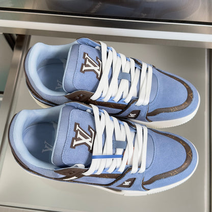 260602 New high-quality thick-soled printed canvas casual sports shoes