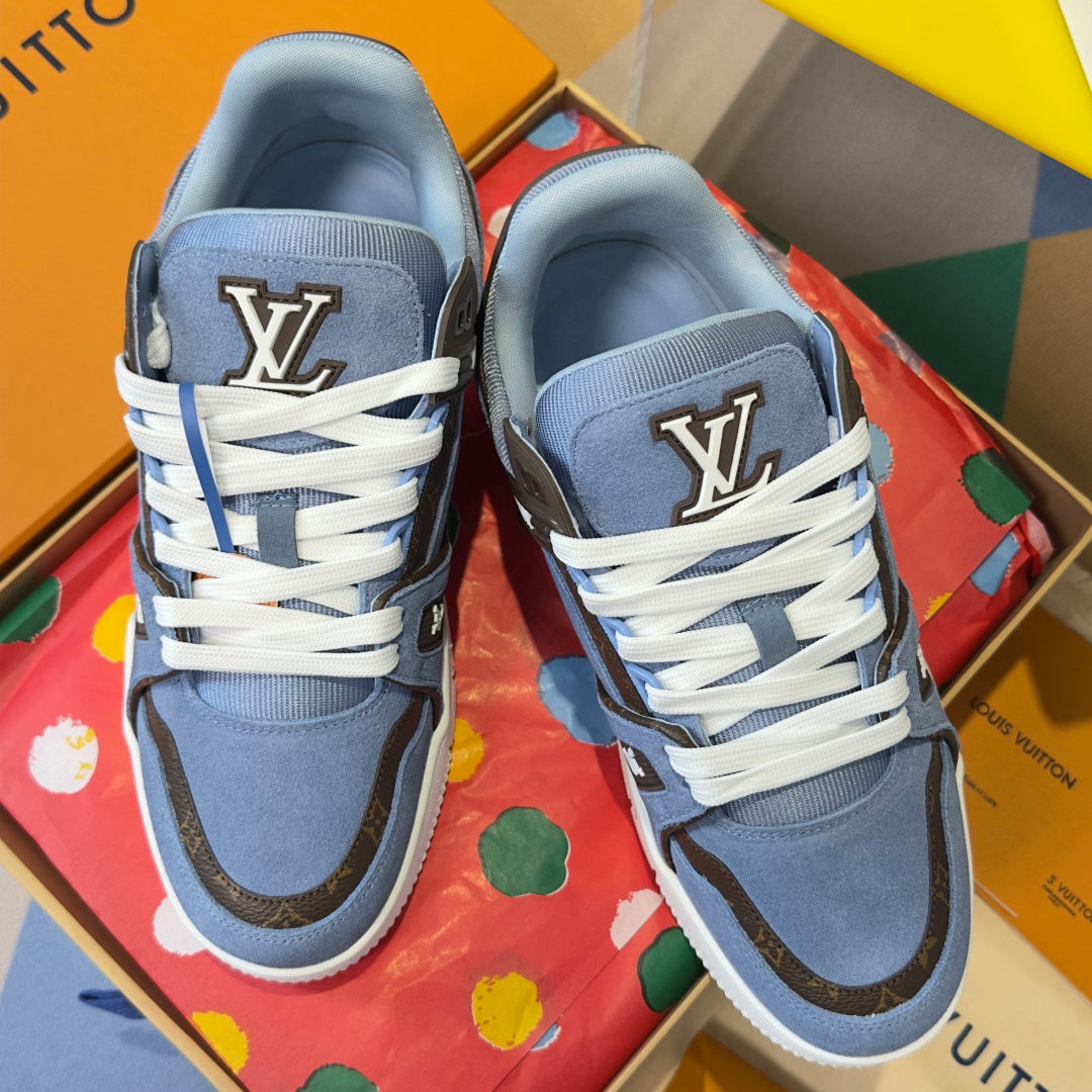 260602 New high-quality thick-soled printed canvas casual sports shoes