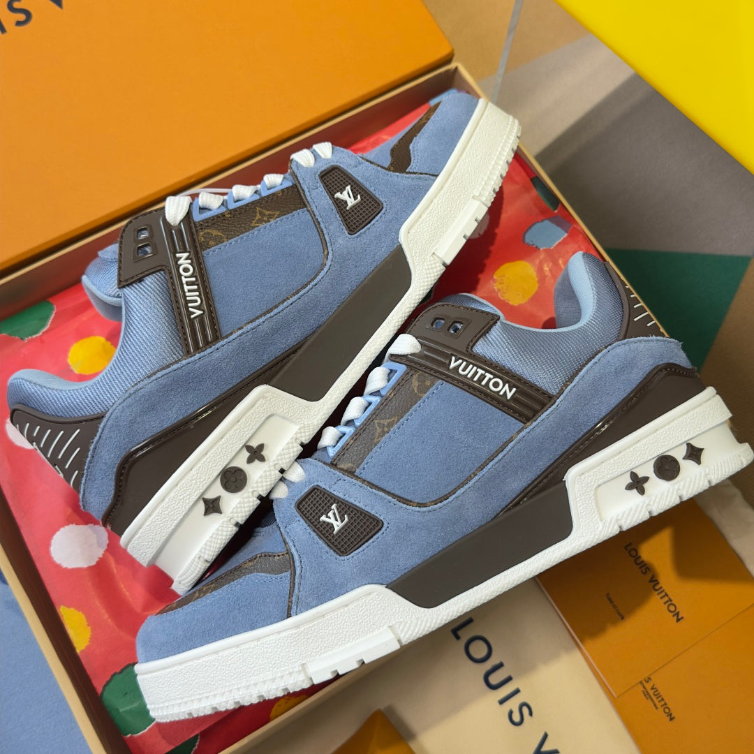 260602 New high-quality thick-soled printed canvas casual sports shoes